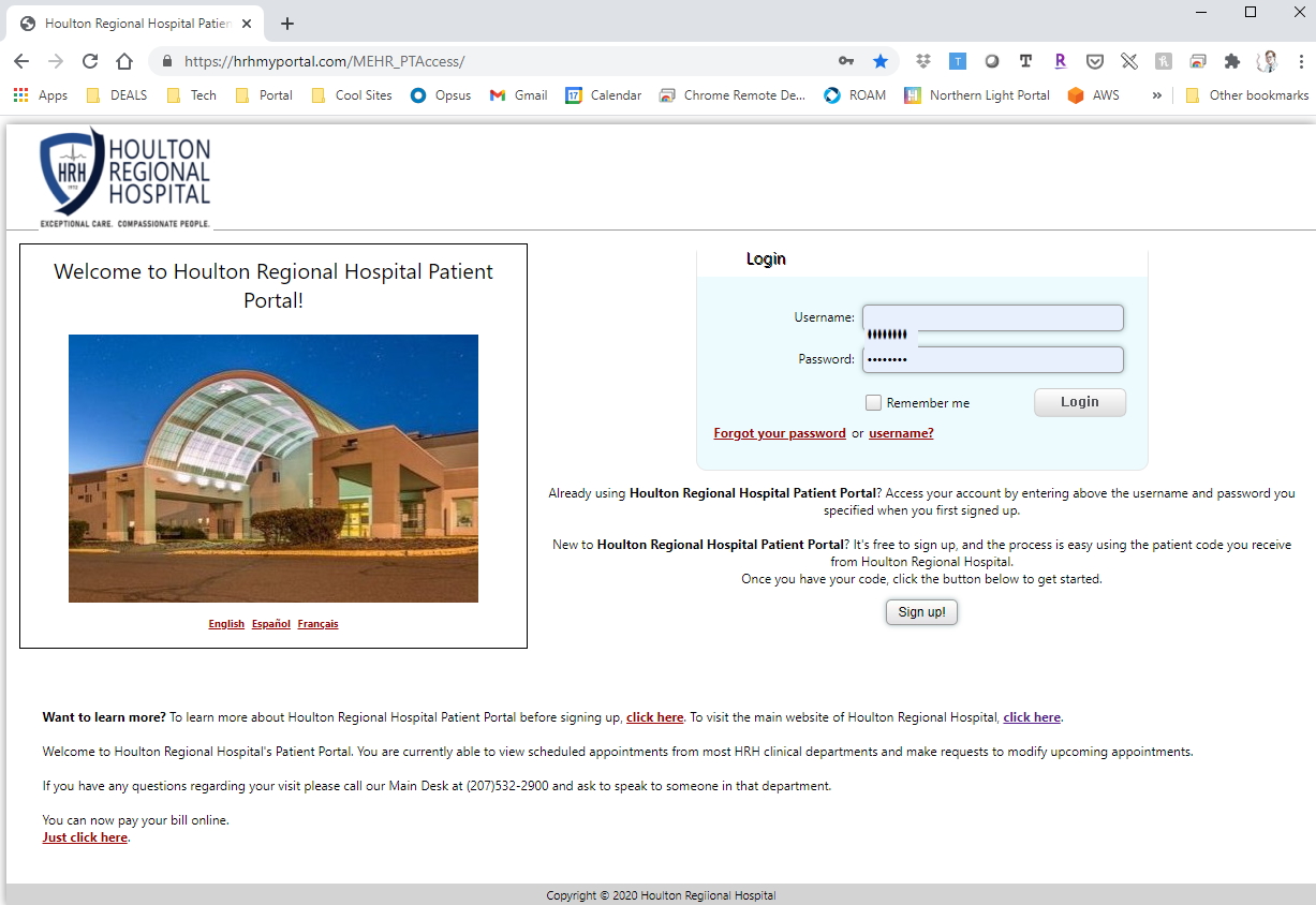 Patient Portal Houlton Regional Hospital