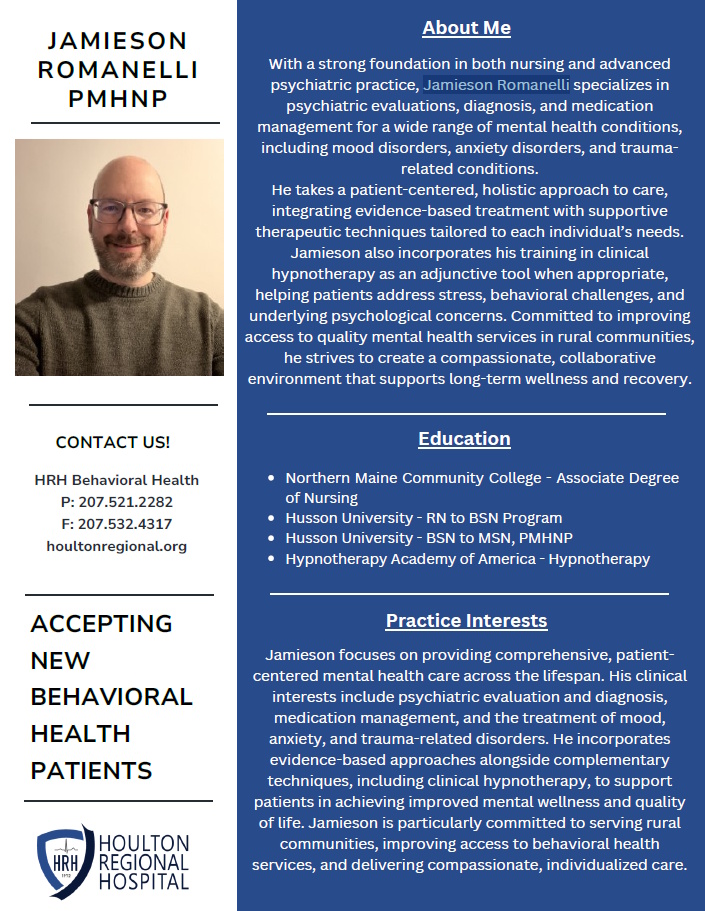 JAMIESON ROMANELLI, PMHNP